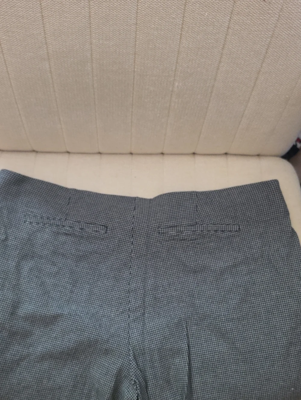 2X Old Navy Black & Gray Houndstooth High Rise Pixie Wide Leg Trouser